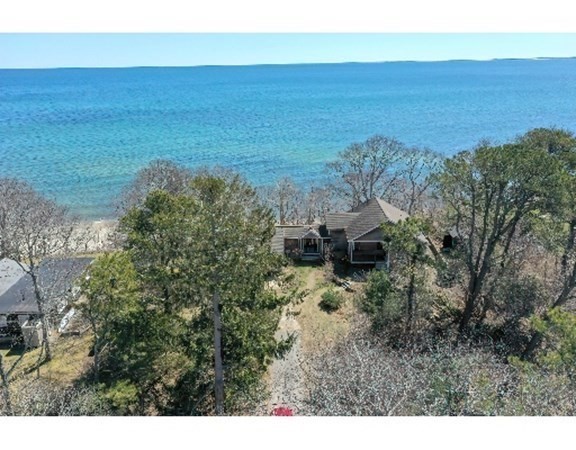 55 Lookout Point Road Plymouth, MA 02360 - Photo 5 of 42 a view of a big yard with an ocean view