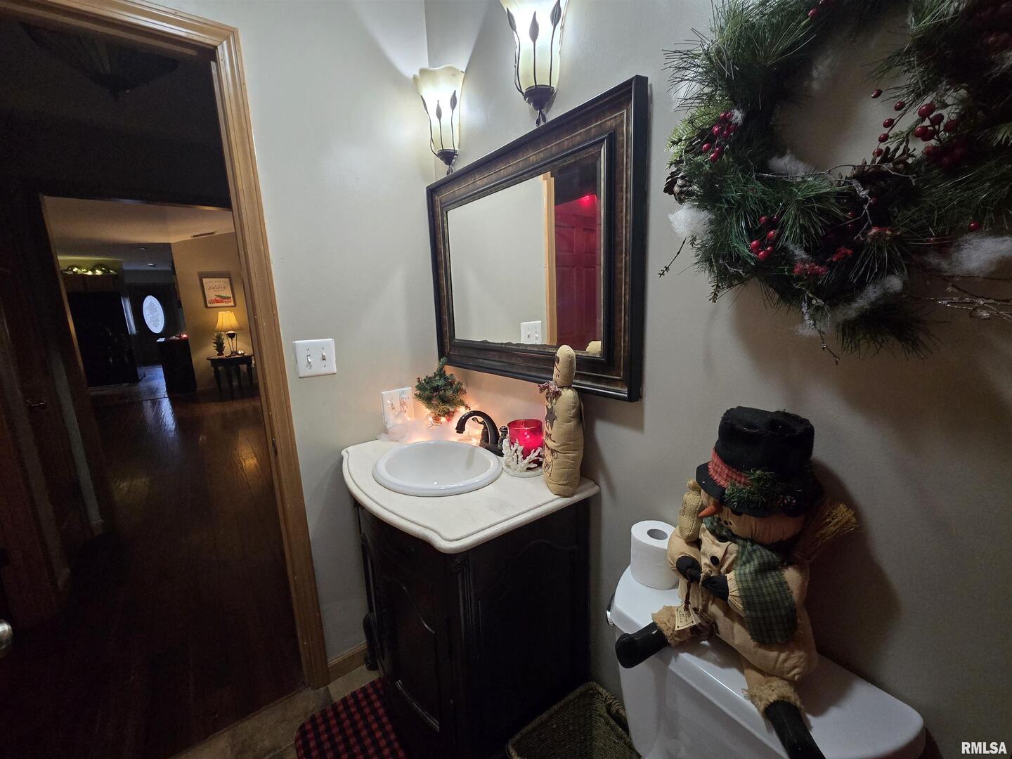 11882 Goshen Meadows Mount Vernon, IL 62864 - Photo 40 of 52 a bathroom with a sink and a mirror