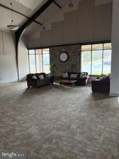 a view of a gym with equipment