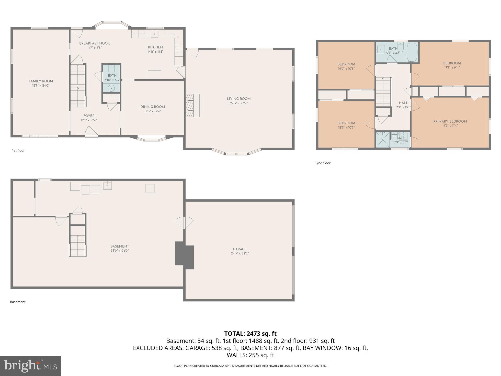 4308 Meadowcliff Road Glen Arm, MD 21057 - Photo 39 of 39 Whole house floor plan