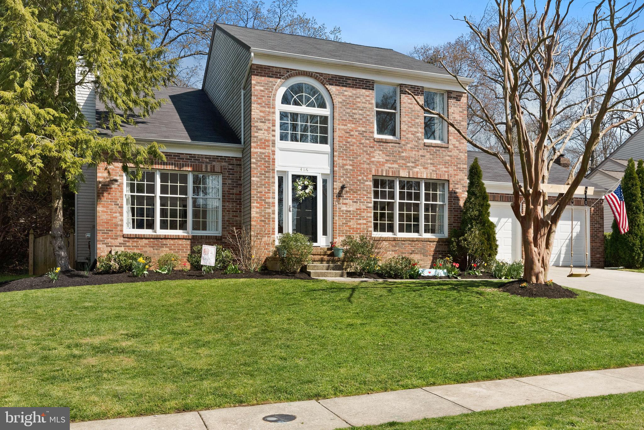 416 Riding Ridge Road Annapolis, MD 21403 - Photo 2 of 46 Lovely approach, 2 car garage