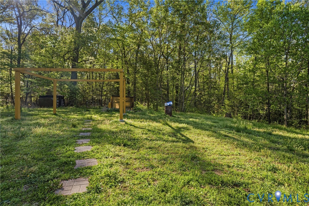 14219 Spruce Avenue Chester, VA 23836 - Photo 29 of 32 a backyard of a house with lots of green space