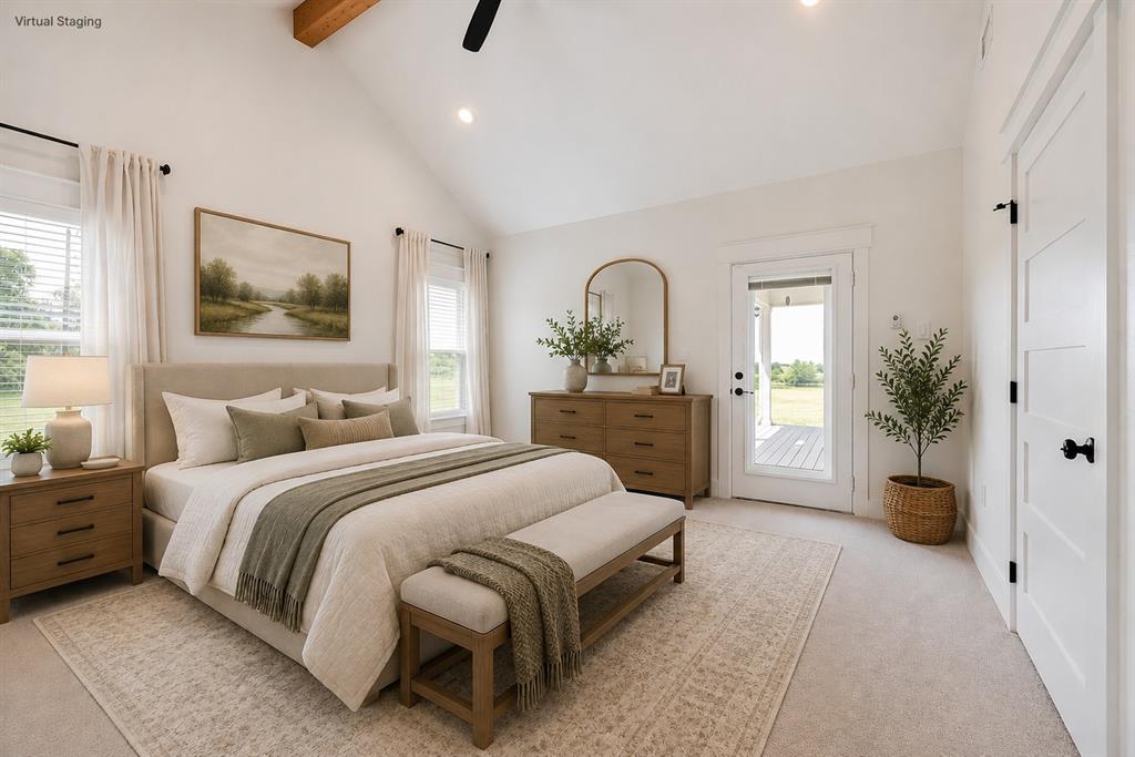 771 VZ County Road Canton, TX 75103 - Photo 22 of 40 Primary bedroom, virtually staged.