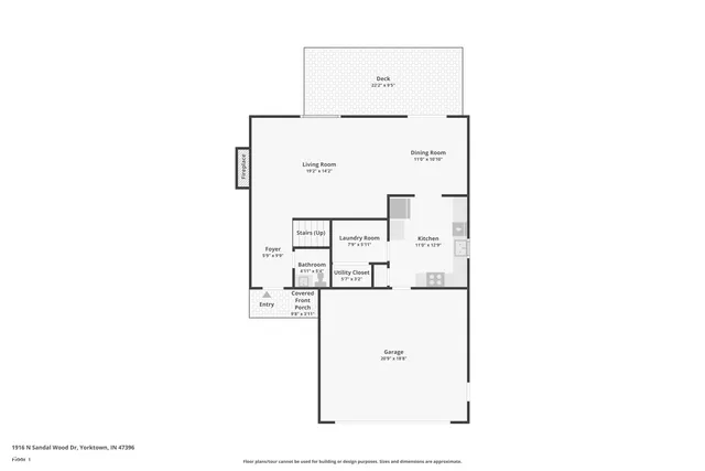 $329,000 | 1916 North Sandal Wood Drive, Yorktown, IN 47396