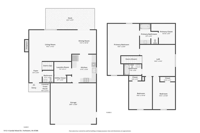 $329,000 | 1916 North Sandal Wood Drive, Yorktown, IN 47396