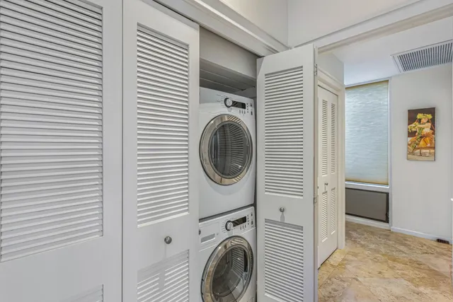 a view of a garden with pathway