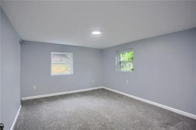 a view of an empty room