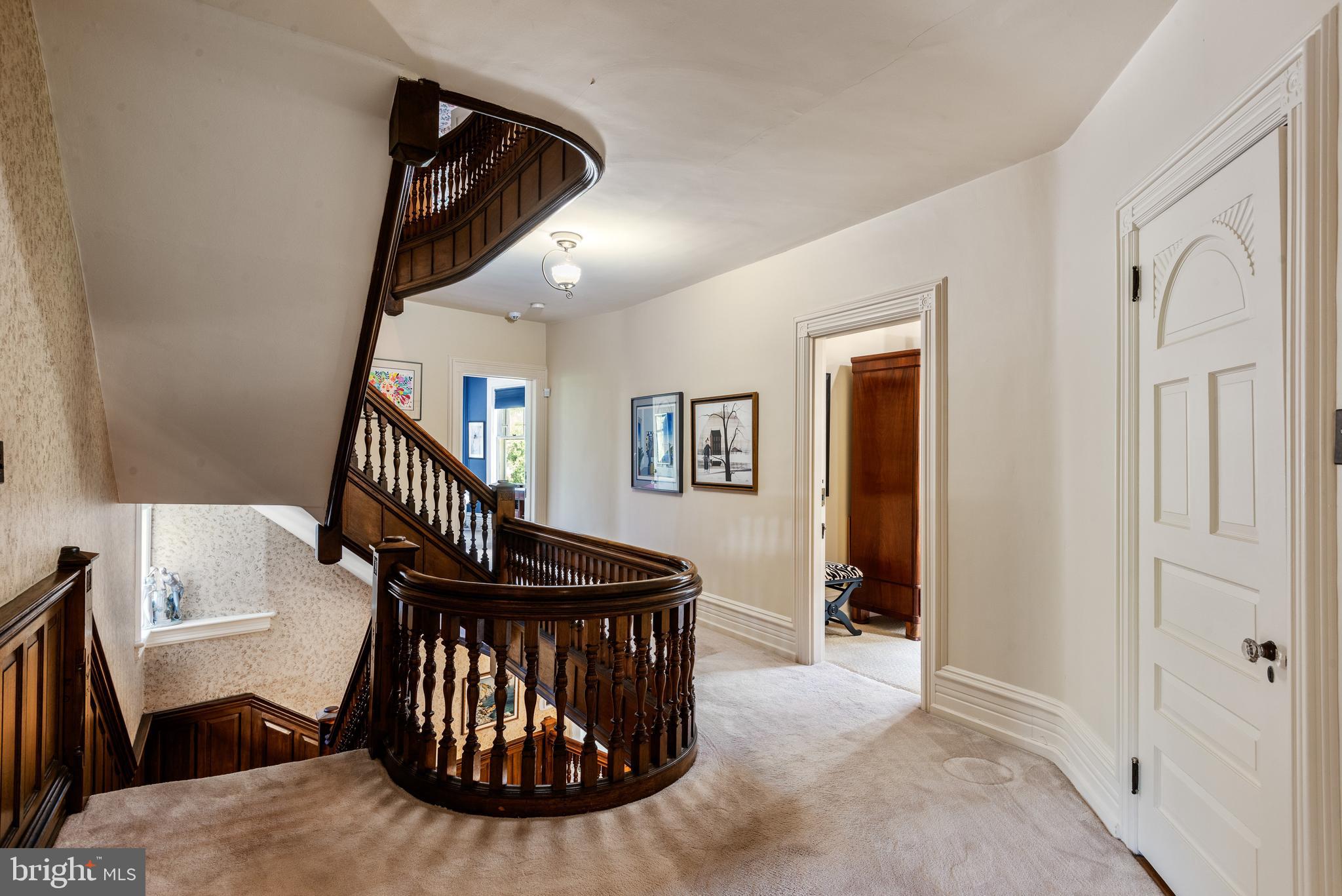 312 South Waterloo Road Devon, PA 19333 - Photo 32 of 70 Curved staircase on second floor