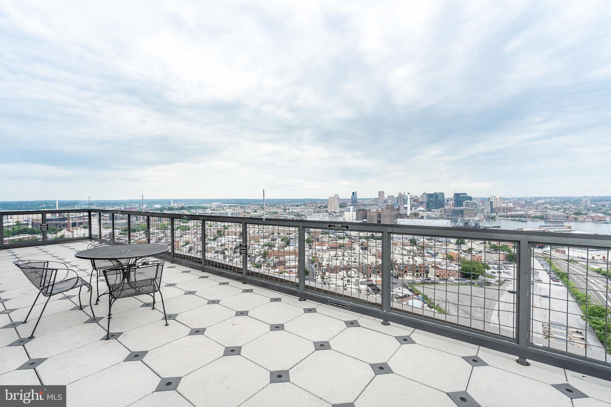 1200 Steuart Street, Unit 520 Baltimore, MD 21230 - Photo 38 of 49 View from Sky Lounge