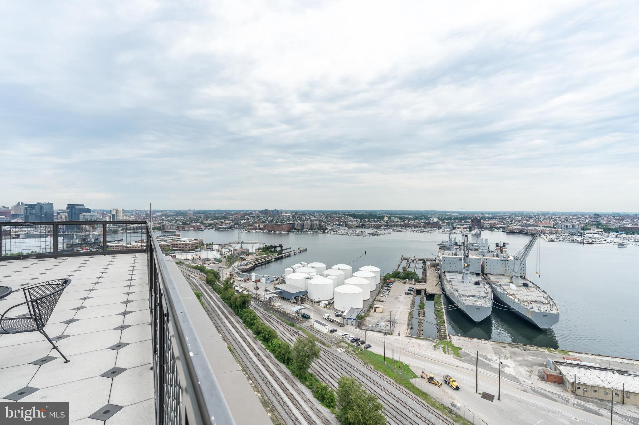 1200 Steuart Street, Unit 520 Baltimore, MD 21230 - Photo 39 of 49 View from Sky Lounge