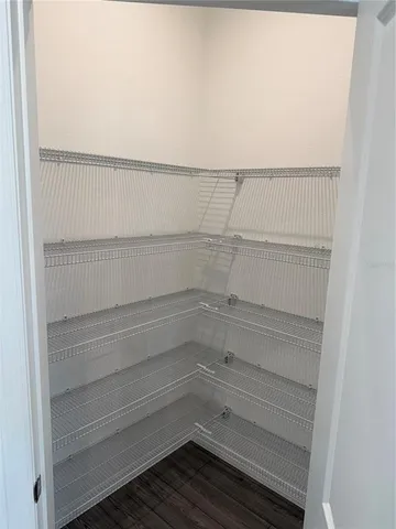 a view of walk in closet