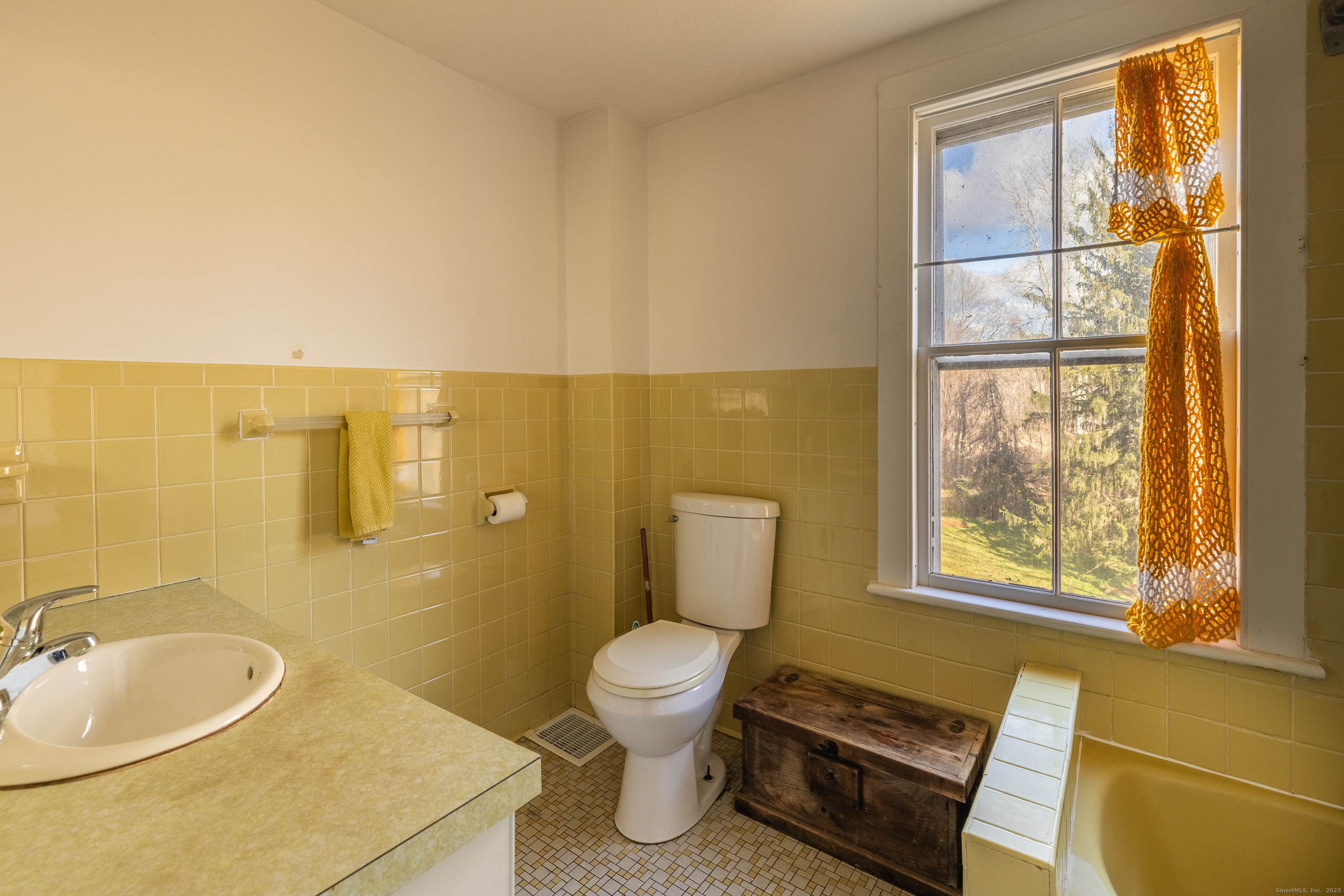 2 Stony Brook Road Newtown, CT 06470 - Photo 17 of 29 a bathroom with a sink toilet and shower