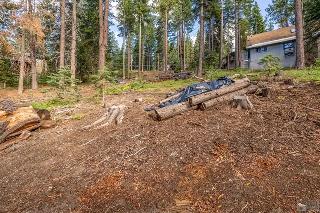 a view of swimming pool with a yard