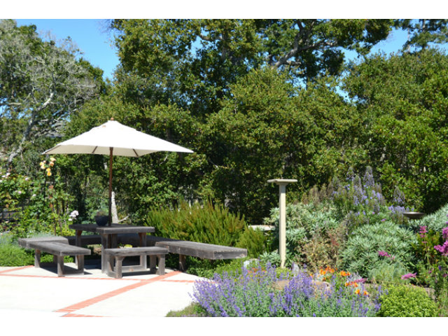 102 Las Lomas Drive Aptos, CA 95003 - Photo 21 of 25 a garden view with a seating space
