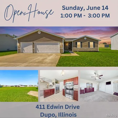 $221,900 | 411 Edwin Drive, Dupo, IL 62239