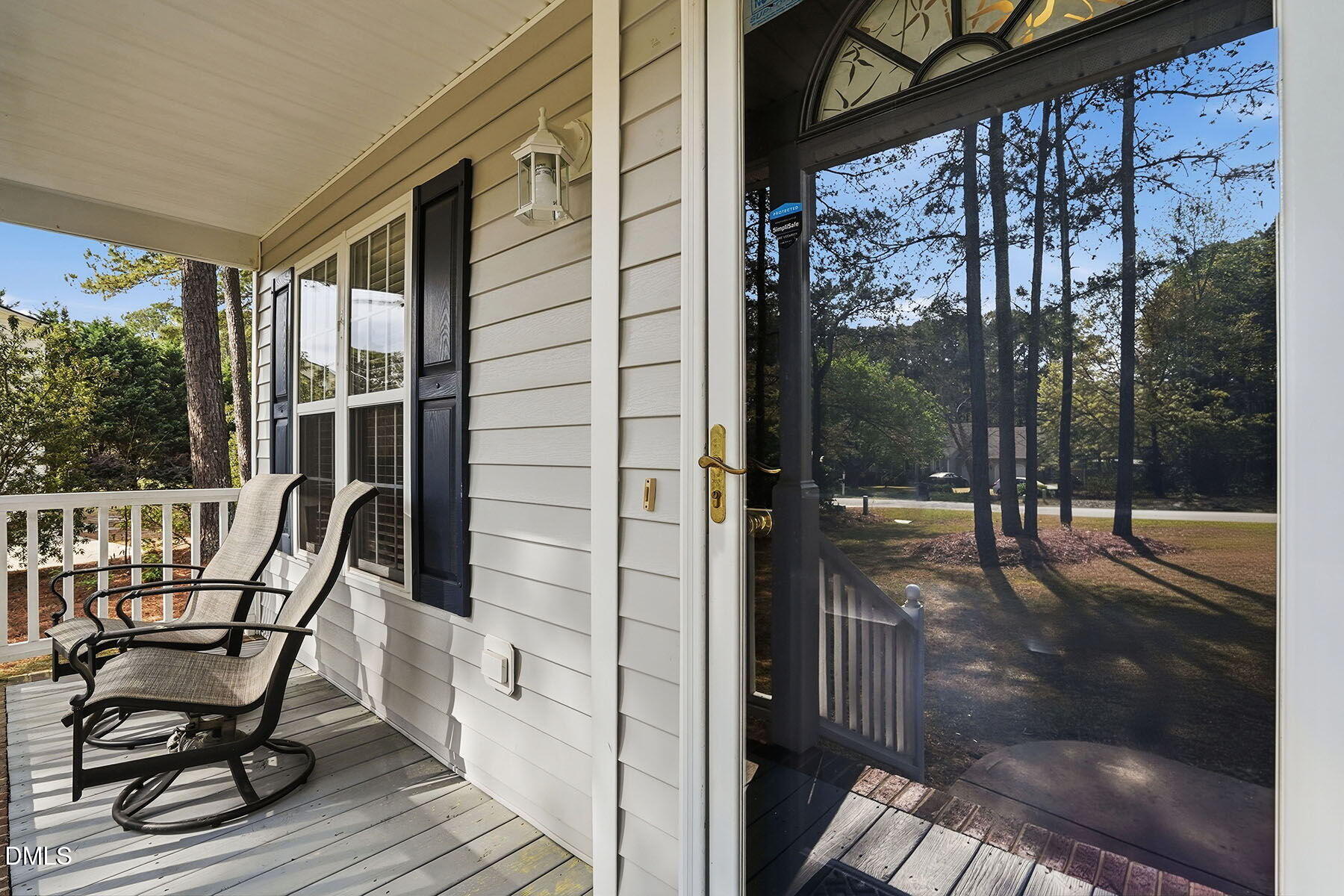 317 Atkinson Farm Circle Garner, NC 27529 - Photo 4 of 29 a balcony view with a glass door