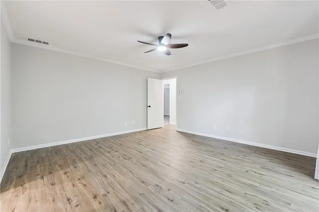 wooden floor in an empty room