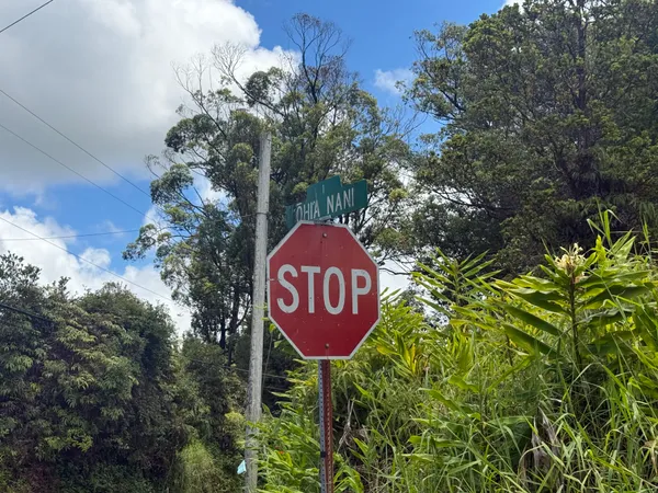 a view of a sign of a park