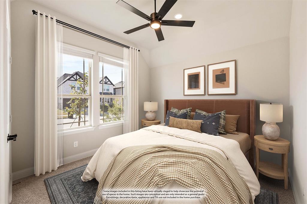 14426 McClint Street Pilot Point, TX 76258 - Photo 25 of 34 a bedroom with a large bed and a window