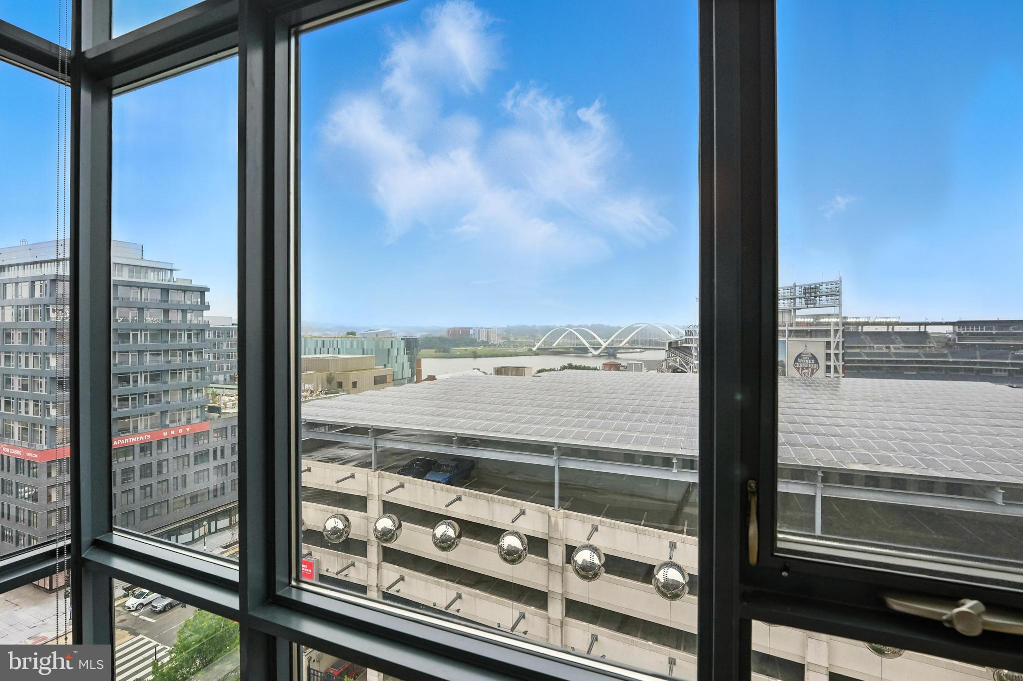 70 N Street Southeast, Unit N913 Washington, DC 20003 - Photo 21 of 77 a view of a glass door with a from a window