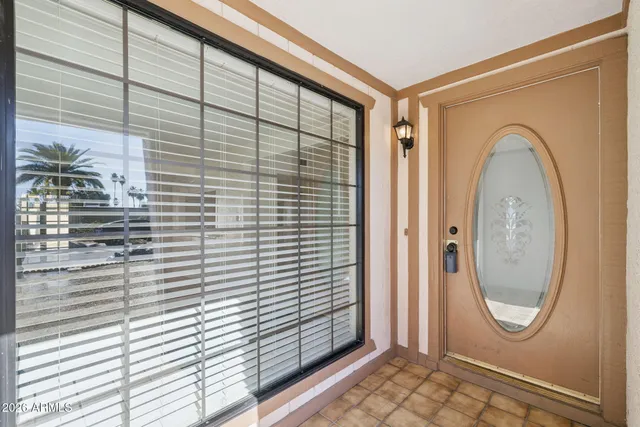 a view of a livingroom with furniture