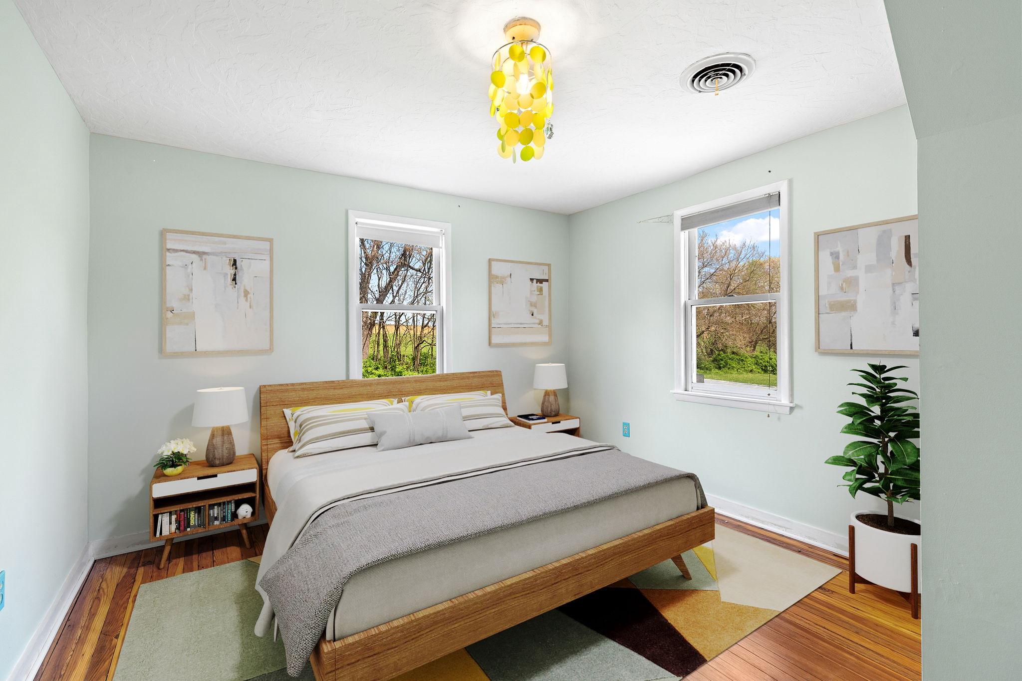 5002 Burkittsville Road Jefferson, MD 21755 - Photo 25 of 40 Serene bedroom with natural light. Staged Virtual