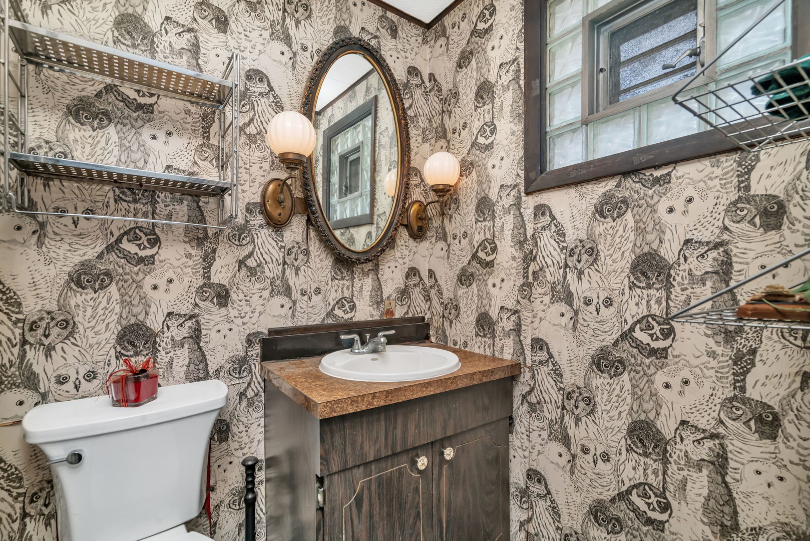 8955 South Corcoran Road Hometown, IL 60456 - Photo 17 of 20 a bathroom with a sink and mirror with toilet