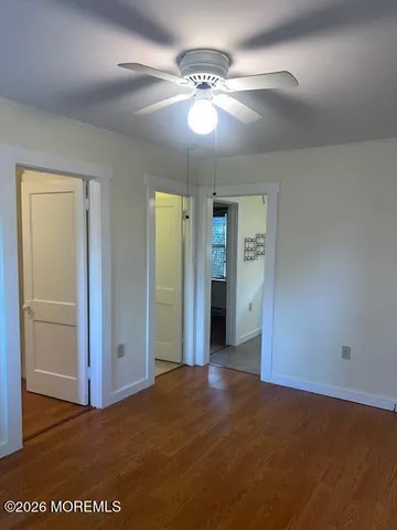 a view of a room with an empty space