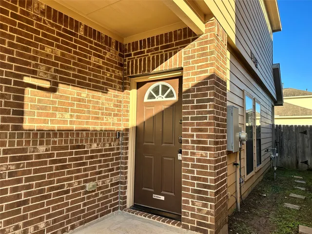 a front view of a building