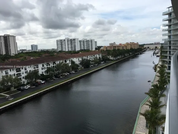 a view of city from balcony