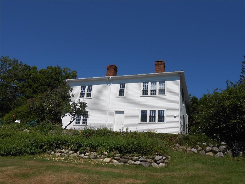 3 River House Road Castine, ME 04421 - Photo 22 of 26 Back side of house showing chimneys...