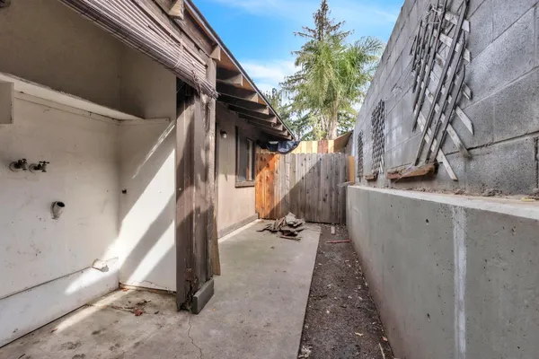 a view of storage and utility room