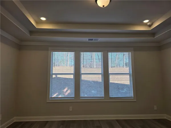 a view of a air conditioner from a window