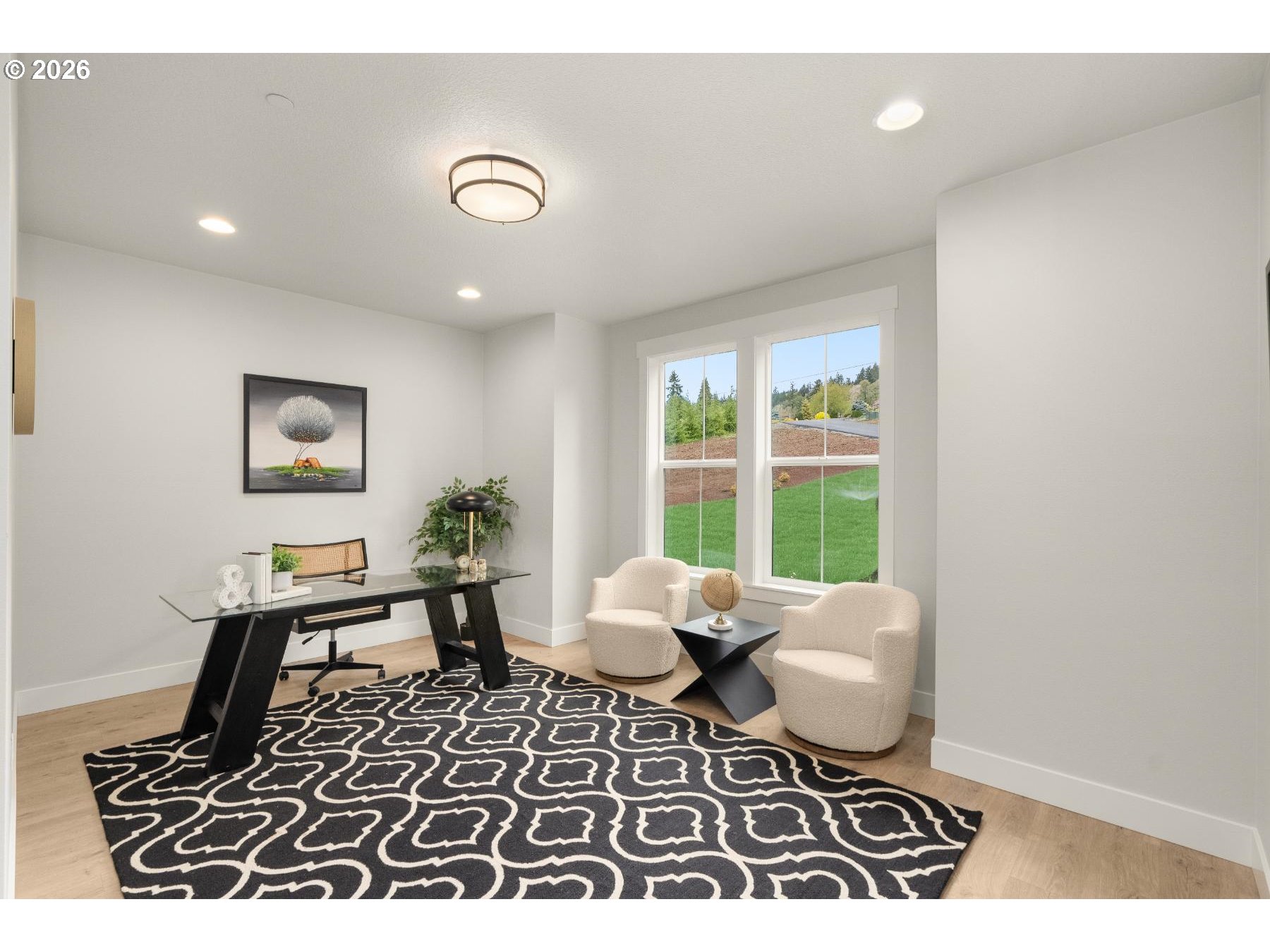 28410 Northeast Bell Road Newberg, OR 97132 - Photo 10 of 27 a living room with furniture a window and a potted plant