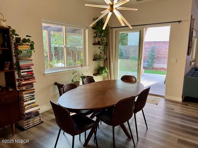 0 Old Mission Drive Solvang, CA 93463 - Photo 15 of 68 a view of a dining room with furniture window and wooden floor