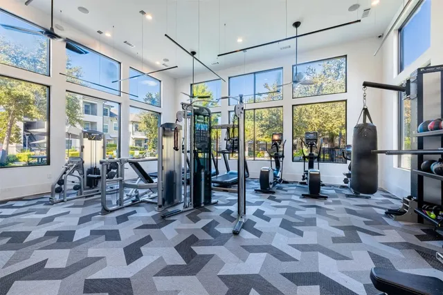 a very nice looking room with a large window