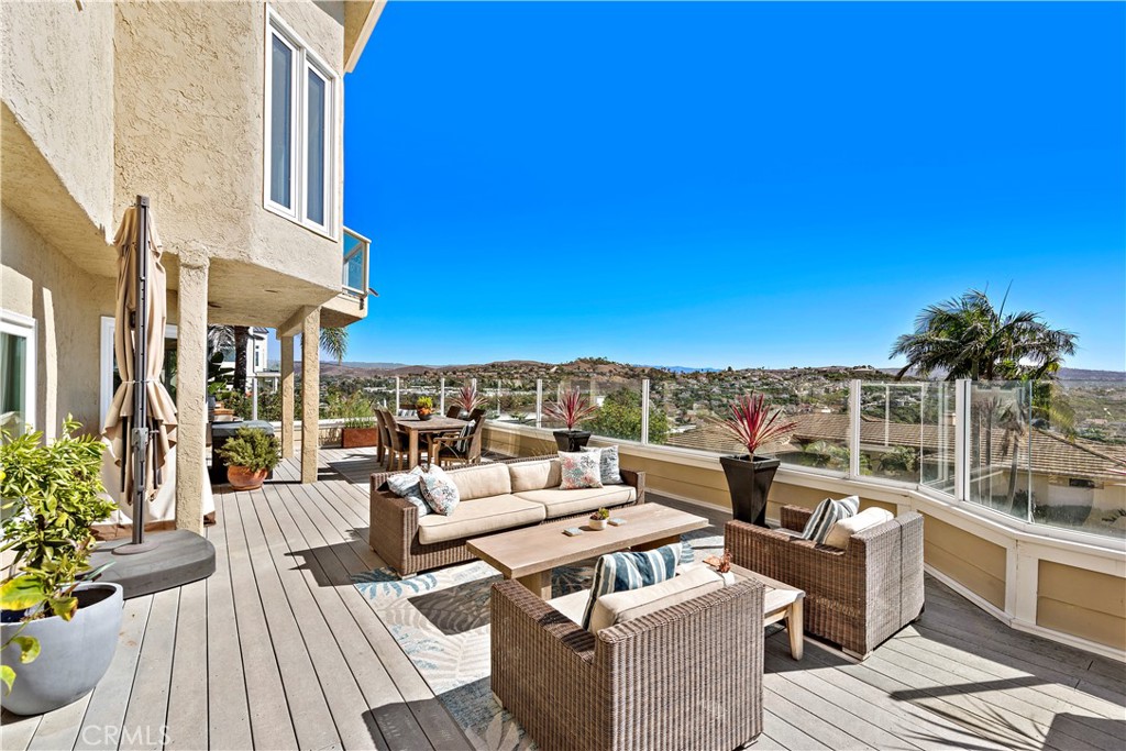 4 Via Goleta San Clemente, CA 92673 - Photo 50 of 70 a view of a roof deck with couches and potted plants