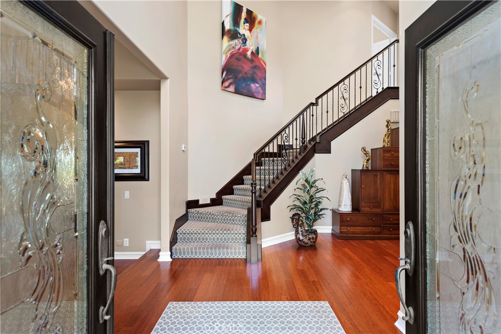 4 Via Goleta San Clemente, CA 92673 - Photo 8 of 70 a view of entryway and hall with wooden floor