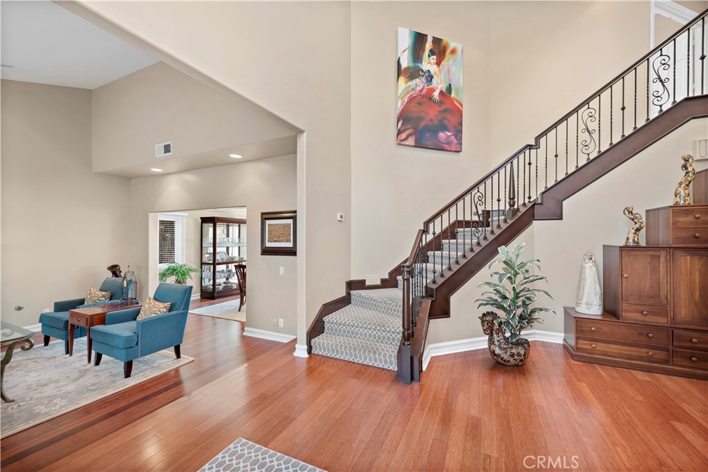 4 Via Goleta San Clemente, CA 92673 - Photo 9 of 70 a view of entryway livingroom and hall with wooden floor