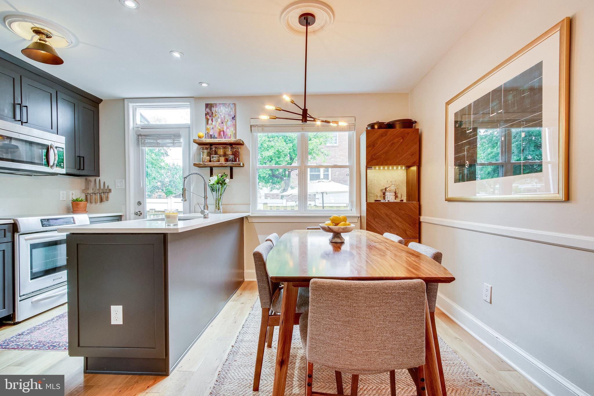 1106 Portner Road Alexandria, VA 22314 - Photo 9 of 44 open custom kitchen/dining