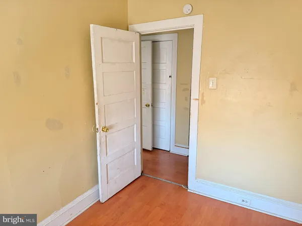 a view of an front door