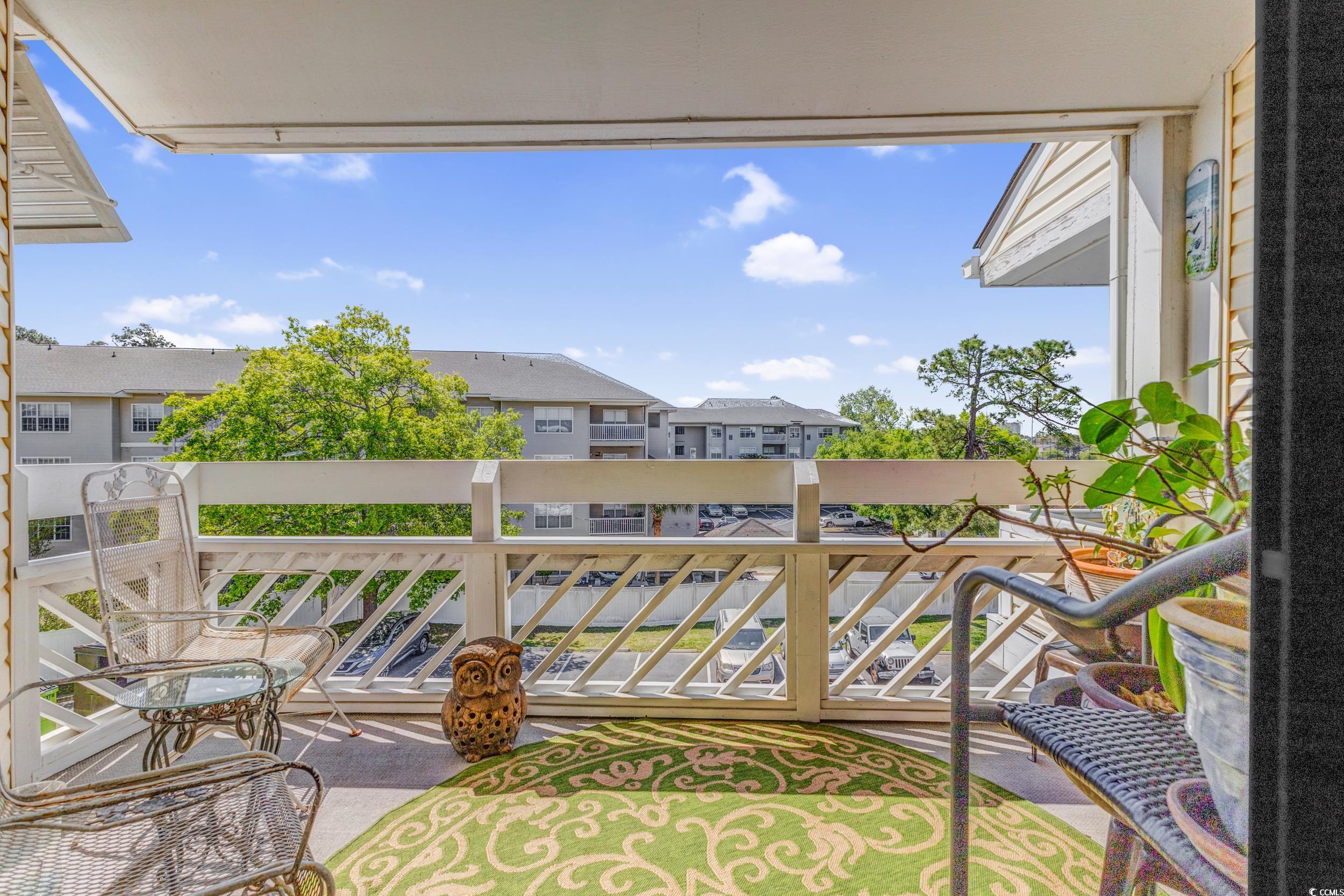 1100 Possum Trot Road, Unit G326 North Myrtle Beach, SC 29582 - Photo 13 of 21 View of balcony