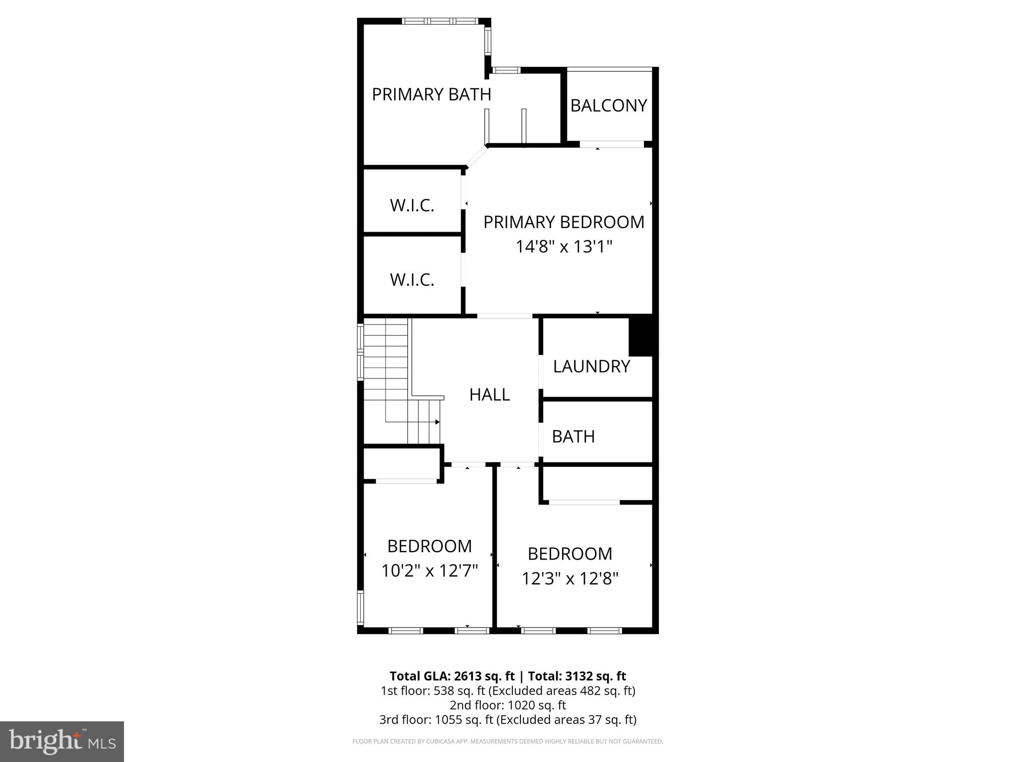 11538 Hemingway Drive Reston, VA 20194 - Photo 46 of 46 Upper Level Floorplan