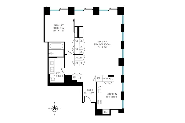 $2,050,000 | 16 West 40th Street, Unit 20B | Bryant Park