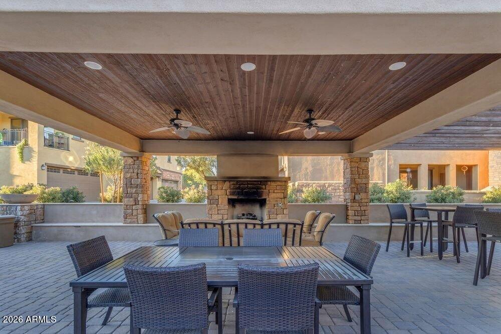 4777 South Fulton Ranch Boulevard, Unit 2035 Chandler, AZ 85248 - Photo 47 of 51 a view of a dining room with furniture window and outside view