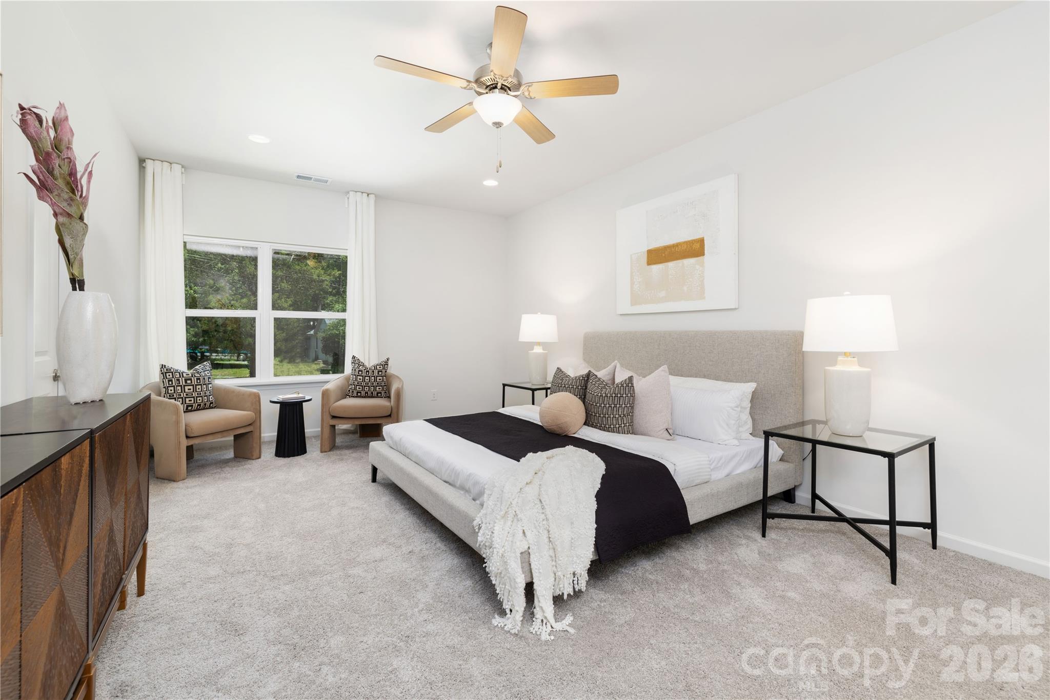 10606 Arlington Church Road Mint Hill, NC 28227 - Photo 16 of 26 a bed room with a bed and a couch