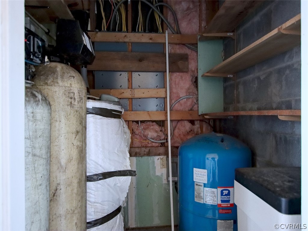 15208 Green Acres Road Beaverdam, VA 23015 - Photo 35 of 50 This is the utility room in the garage, with water