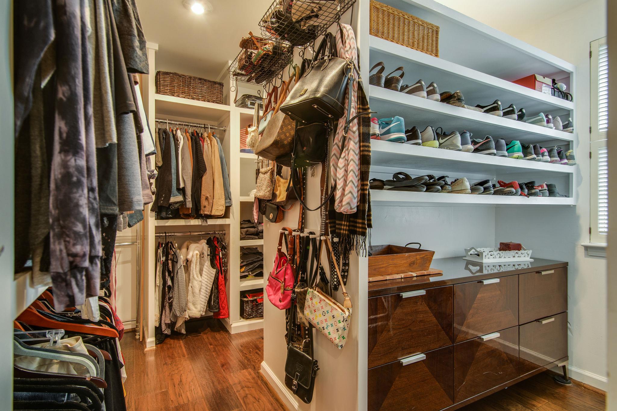 949 General George Patton Road Nashville, TN 37221 - Photo 19 of 25 a view of walk in closet with clothes and shoes