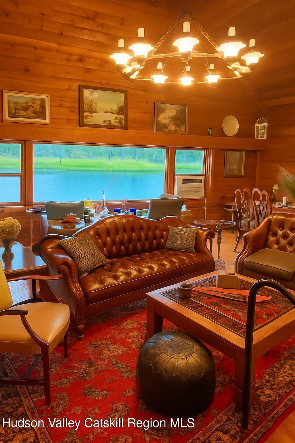 287 Game Farm Road Catskill, NY 12414 - Photo 15 of 33 a outdoor space with furniture and a fireplace