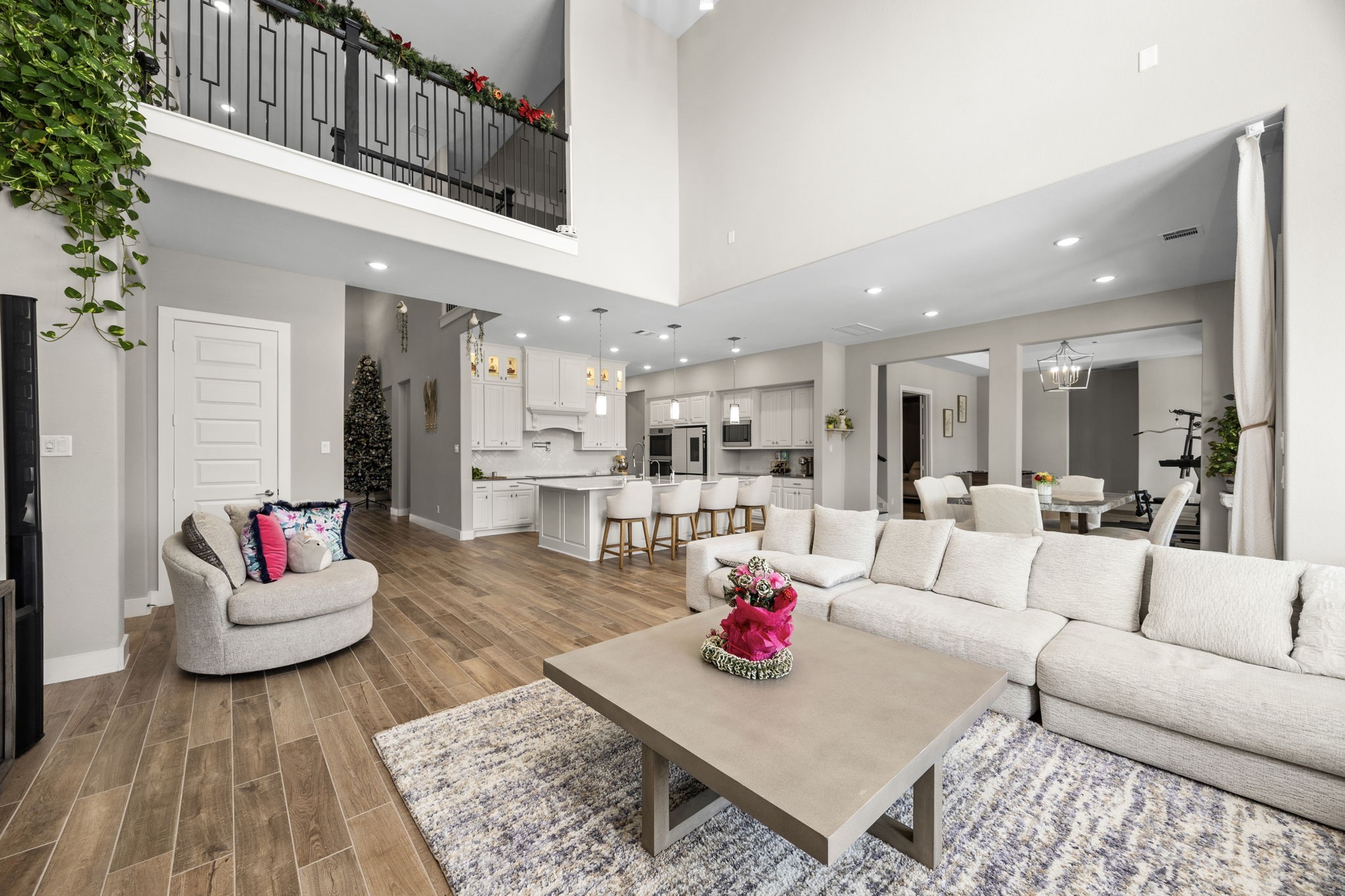 29402 Cir S Rnch Trail Fulshear, TX 77406 - Photo 14 of 50 a living room with furniture and a wooden floor